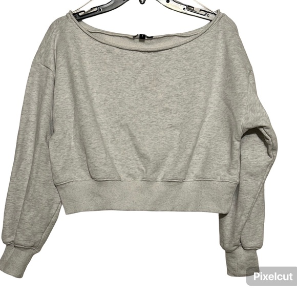 Papermoon Tops - Papermoon Gray Crop Top